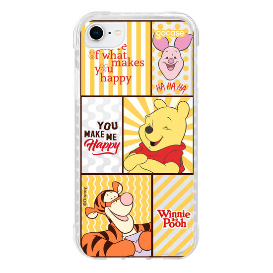 Capinha para celular  Turma do Pooh - You Make Me Happy