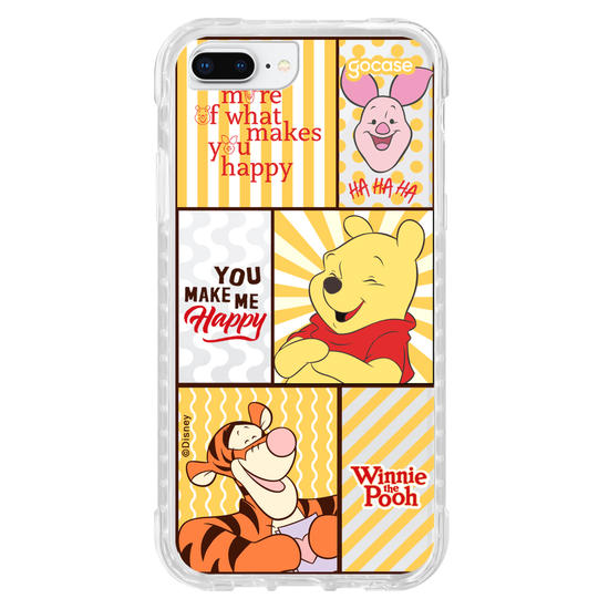 Capinha para celular  Turma do Pooh - You Make Me Happy