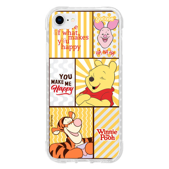 Capinha para celular  Turma do Pooh - You Make Me Happy