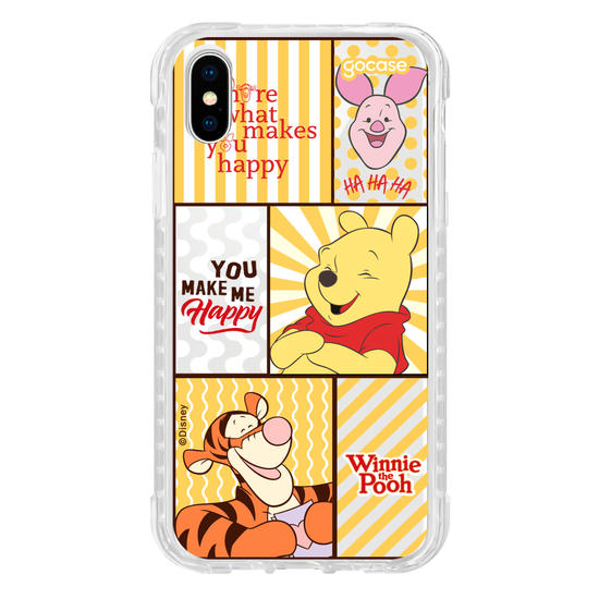 Capinha para celular  Turma do Pooh - You Make Me Happy