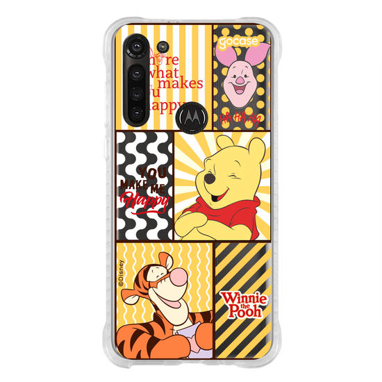 Capinha para celular  Turma do Pooh - You Make Me Happy