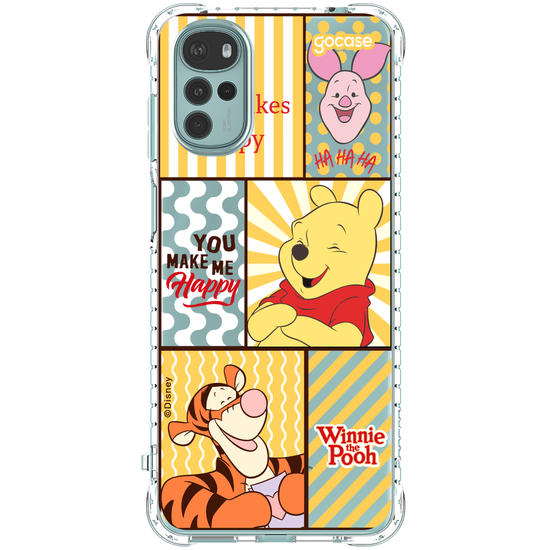Capinha para celular  Turma do Pooh - You Make Me Happy