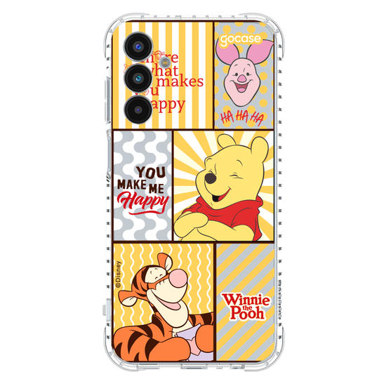 Capinha para celular  Turma do Pooh - You Make Me Happy