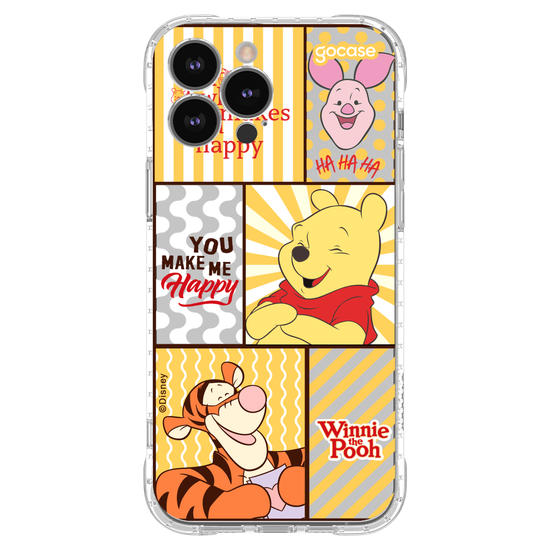Capinha para celular  Turma do Pooh - You Make Me Happy