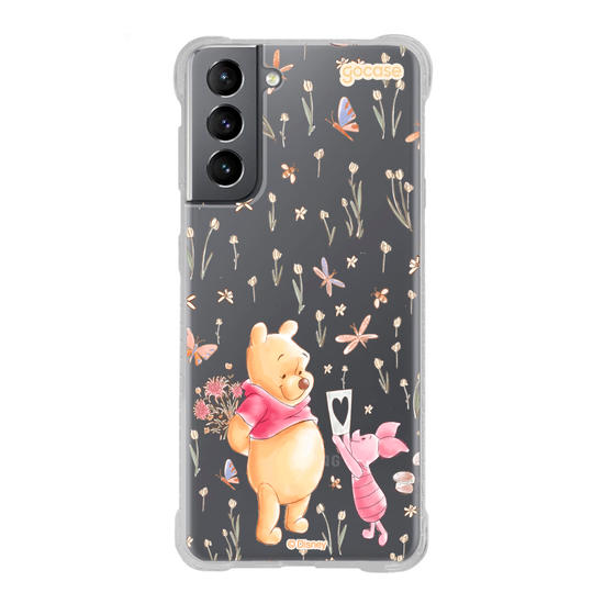 Capinha para celular  Adoráveis Pooh e Leitão
