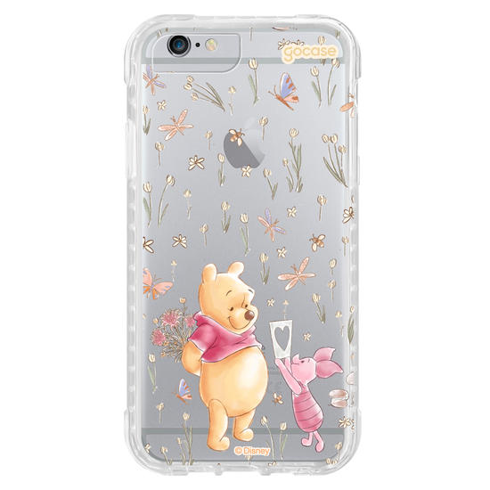 Capinha para celular  Adoráveis Pooh e Leitão