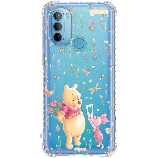 Capinha para celular  Adoráveis Pooh e Leitão