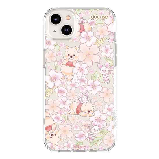 Capinha para celular  Turma do Pooh -  Pooh Floral Aquarelado