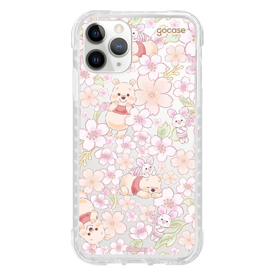 Capinha para celular  Turma do Pooh -  Pooh Floral Aquarelado