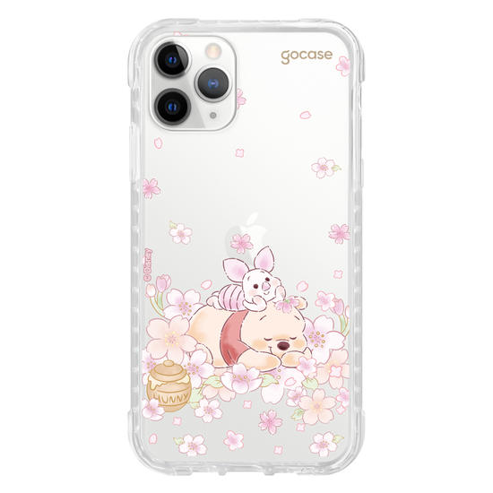 Capinha para celular  Turma do Pooh - Pooh Floral Sutíl