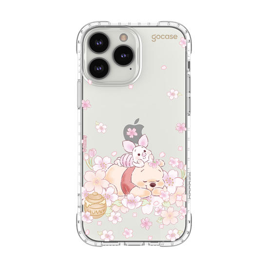 Capinha para celular  Turma do Pooh - Pooh Floral Sutíl