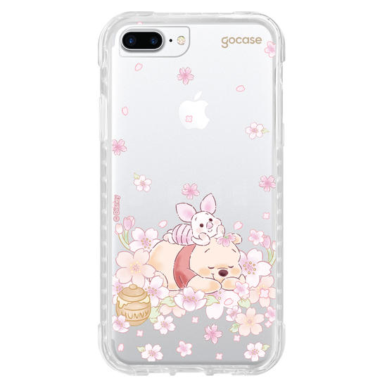 Capinha para celular  Turma do Pooh - Pooh Floral Sutíl Capinha para celular  Turma do Pooh - Pooh Floral Sutíl