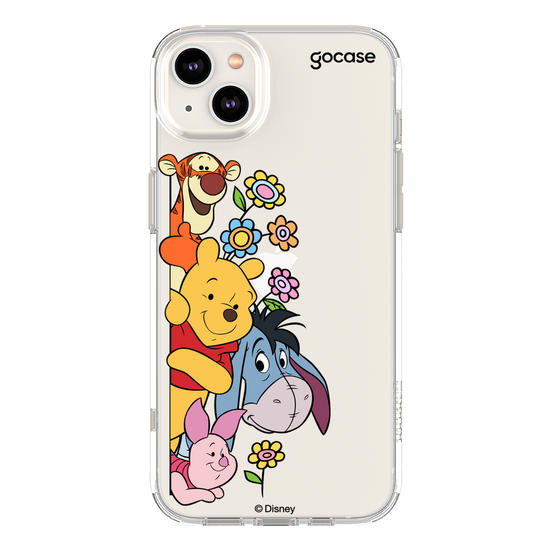 Capinha para celular Ursinho Pooh - Amigos Peekaboo