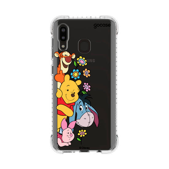 Capinha para celular Ursinho Pooh - Amigos Peekaboo
