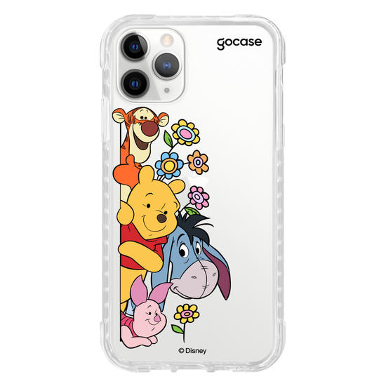 Capinha para celular Ursinho Pooh - Amigos Peekaboo