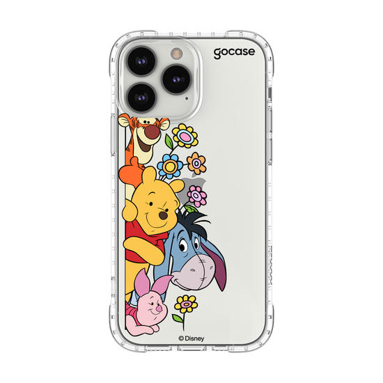 Capinha para celular Ursinho Pooh - Amigos Peekaboo