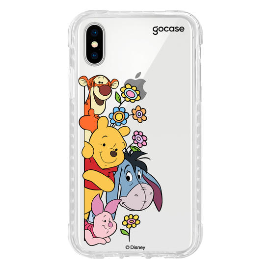 Capinha para celular Ursinho Pooh - Amigos Peekaboo