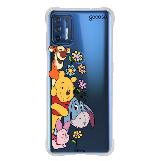 Capinha para celular Ursinho Pooh - Amigos Peekaboo