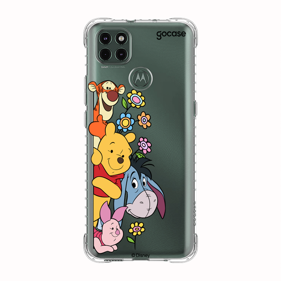 Capinha para celular Ursinho Pooh - Amigos Peekaboo