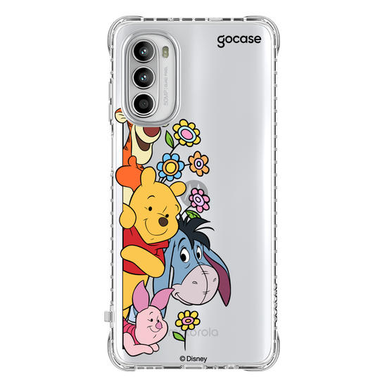 Capinha para celular Ursinho Pooh - Amigos Peekaboo