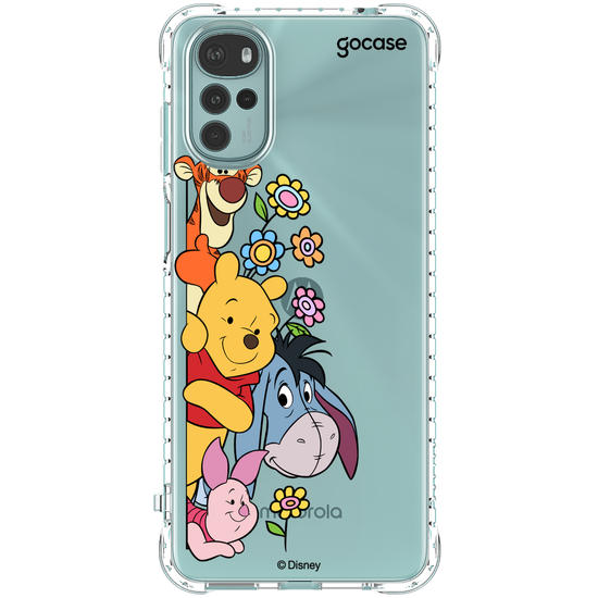Capinha para celular Ursinho Pooh - Amigos Peekaboo