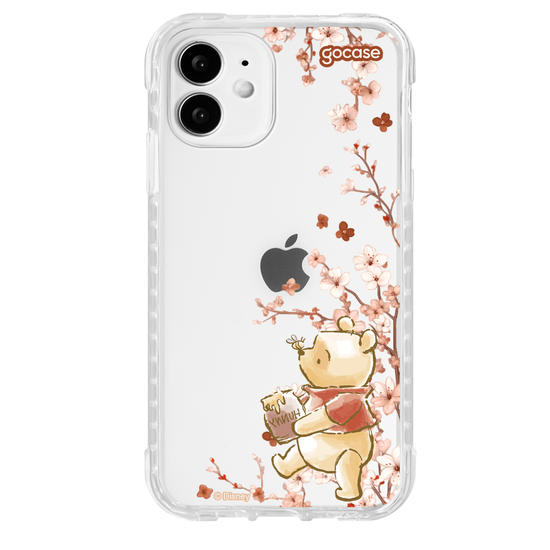 Capinha para celular  Ursinho Pooh - Ramos Laterais