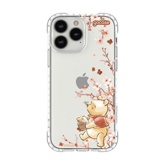 Capinha para celular  Ursinho Pooh - Ramos Laterais