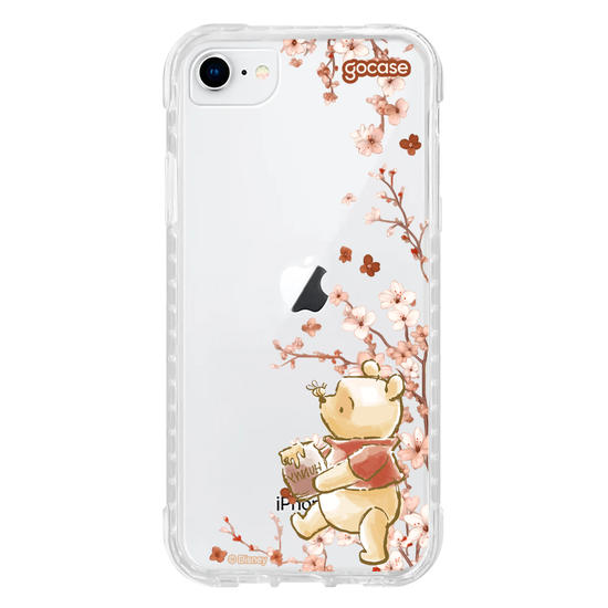 Capinha para celular  Ursinho Pooh - Ramos Laterais