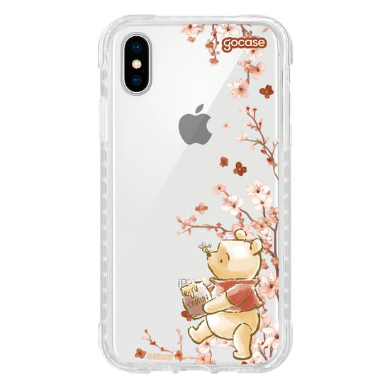 Capinha para celular  Ursinho Pooh - Ramos Laterais
