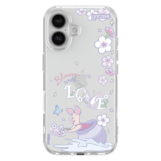 Capinha para celular  Ursinho Pooh - Leitão Bloom With Love
