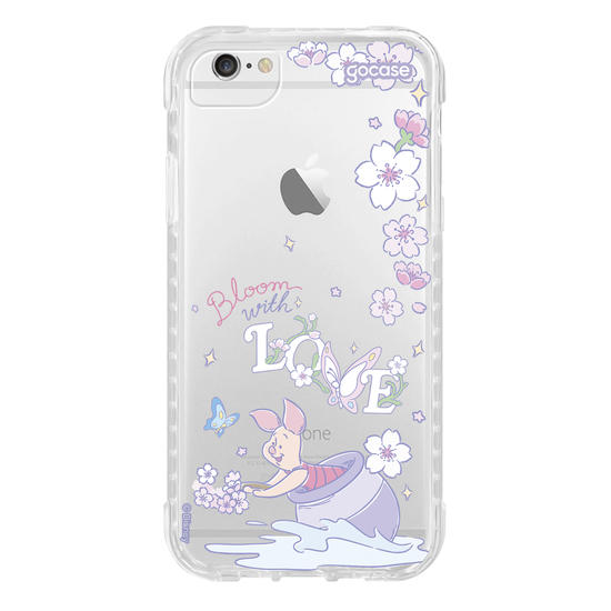 Capinha para celular  Ursinho Pooh - Leitão Bloom With Love