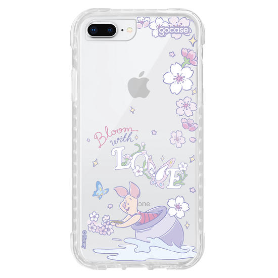 Capinha para celular  Ursinho Pooh - Leitão Bloom With Love