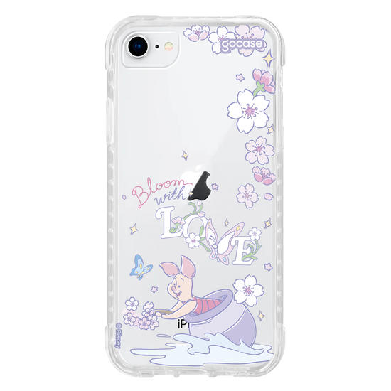 Capinha para celular  Ursinho Pooh - Leitão Bloom With Love