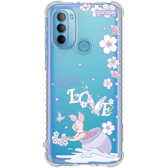 Capinha para celular  Ursinho Pooh - Leitão Bloom With Love