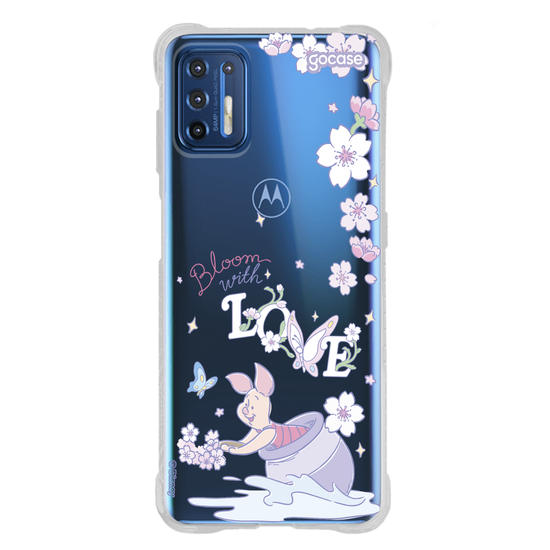Capinha para celular  Ursinho Pooh - Leitão Bloom With Love