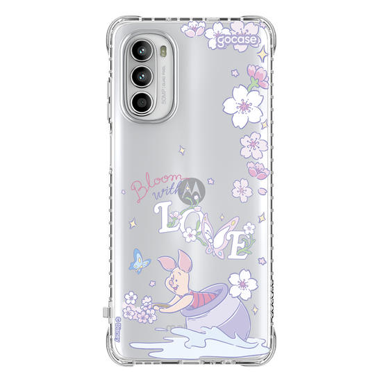 Capinha para celular  Ursinho Pooh - Leitão Bloom With Love
