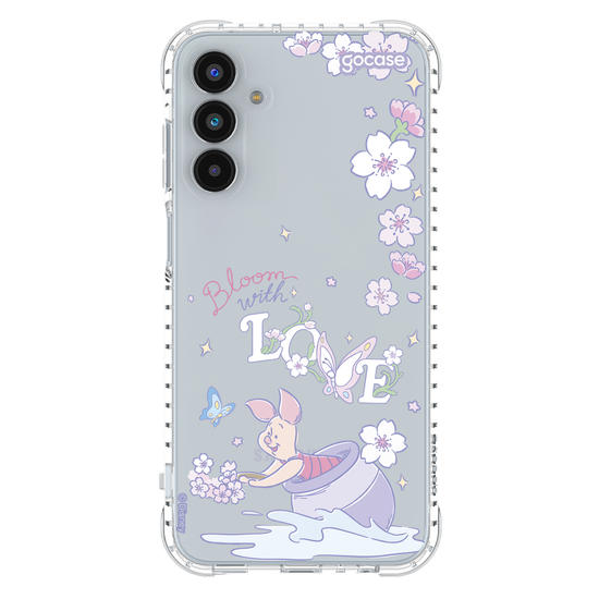 Capinha para celular  Ursinho Pooh - Leitão Bloom With Love