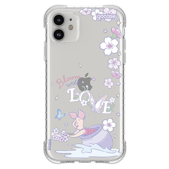 Capinha para celular  Ursinho Pooh - Leitão Bloom With Love