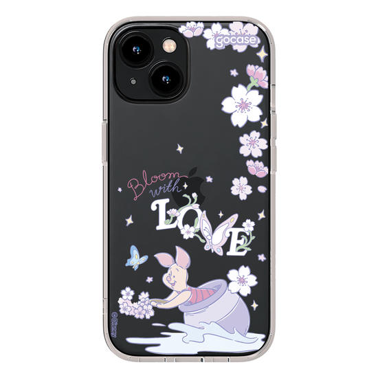 Capinha para celular  Ursinho Pooh - Leitão Bloom With Love