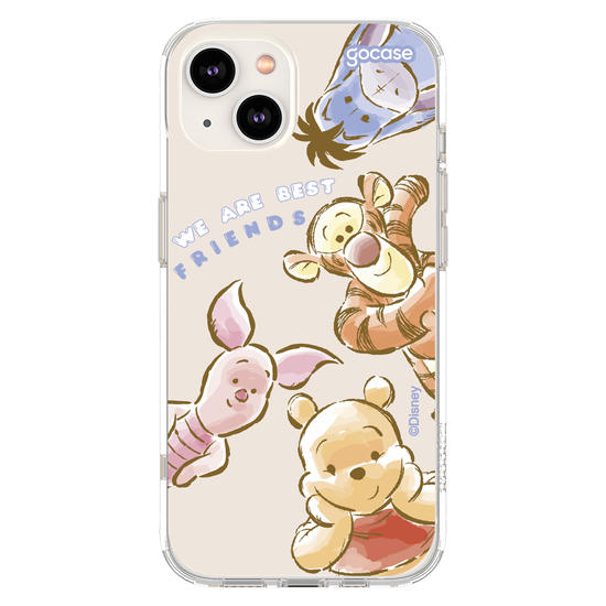 Capinha para celular  Turma do Pooh - We Are Best Friends
