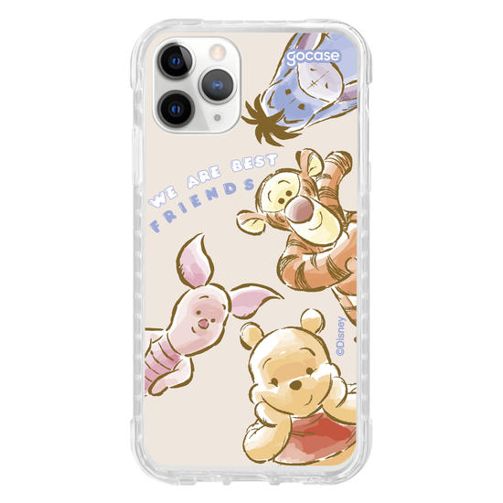Capinha para celular  Turma do Pooh - We Are Best Friends
