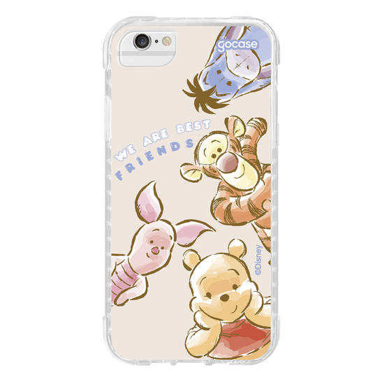 Capinha para celular  Turma do Pooh - We Are Best Friends