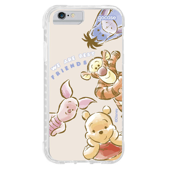 Capinha para celular  Turma do Pooh - We Are Best Friends