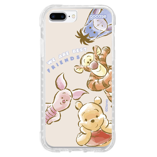 Capinha para celular  Turma do Pooh - We Are Best Friends