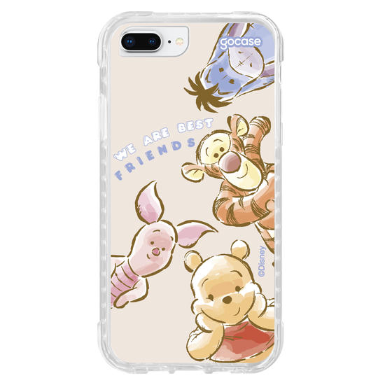Capinha para celular  Turma do Pooh - We Are Best Friends