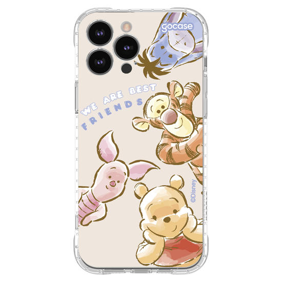 Capinha para celular  Turma do Pooh - We Are Best Friends