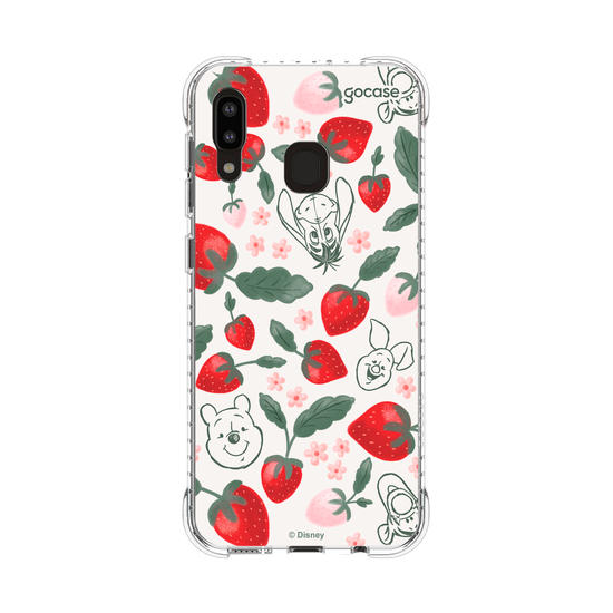 Capinha para celular  Turma do Pooh - Campo de Morangos