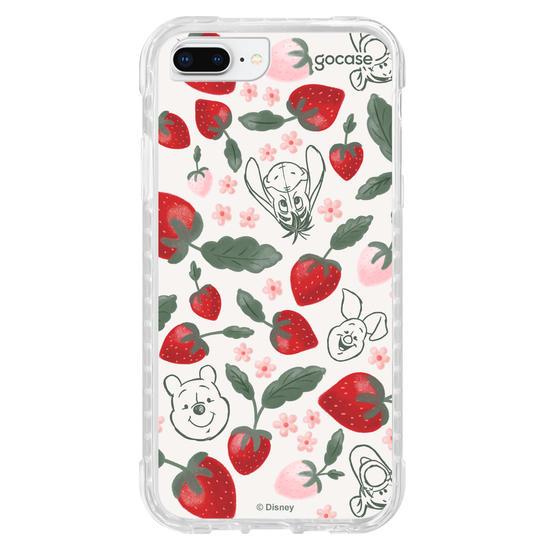 Capinha para celular  Turma do Pooh - Campo de Morangos