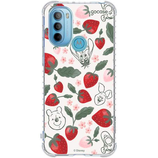 Capinha para celular  Turma do Pooh - Campo de Morangos