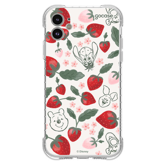 Capinha para celular  Turma do Pooh - Campo de Morangos